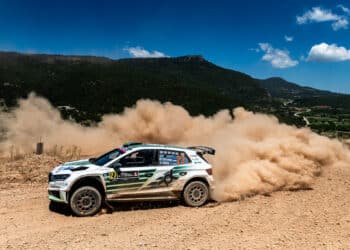 Robert Virves ja Jakko Viilo Kreeka ralli 2026, Foto: Honza Fronek