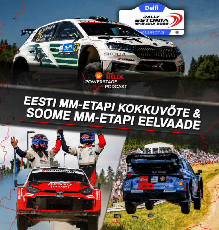 Powerstage: Rally Estonia kokkuvõte ja Soome MM-ralli eelvaade koos paljude intervjuudega