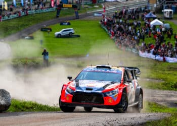 Esapekka Lappi ja Janne FermSoome ralli 2024, Foto: Jaanus Ree / Red Bull Content Pool
