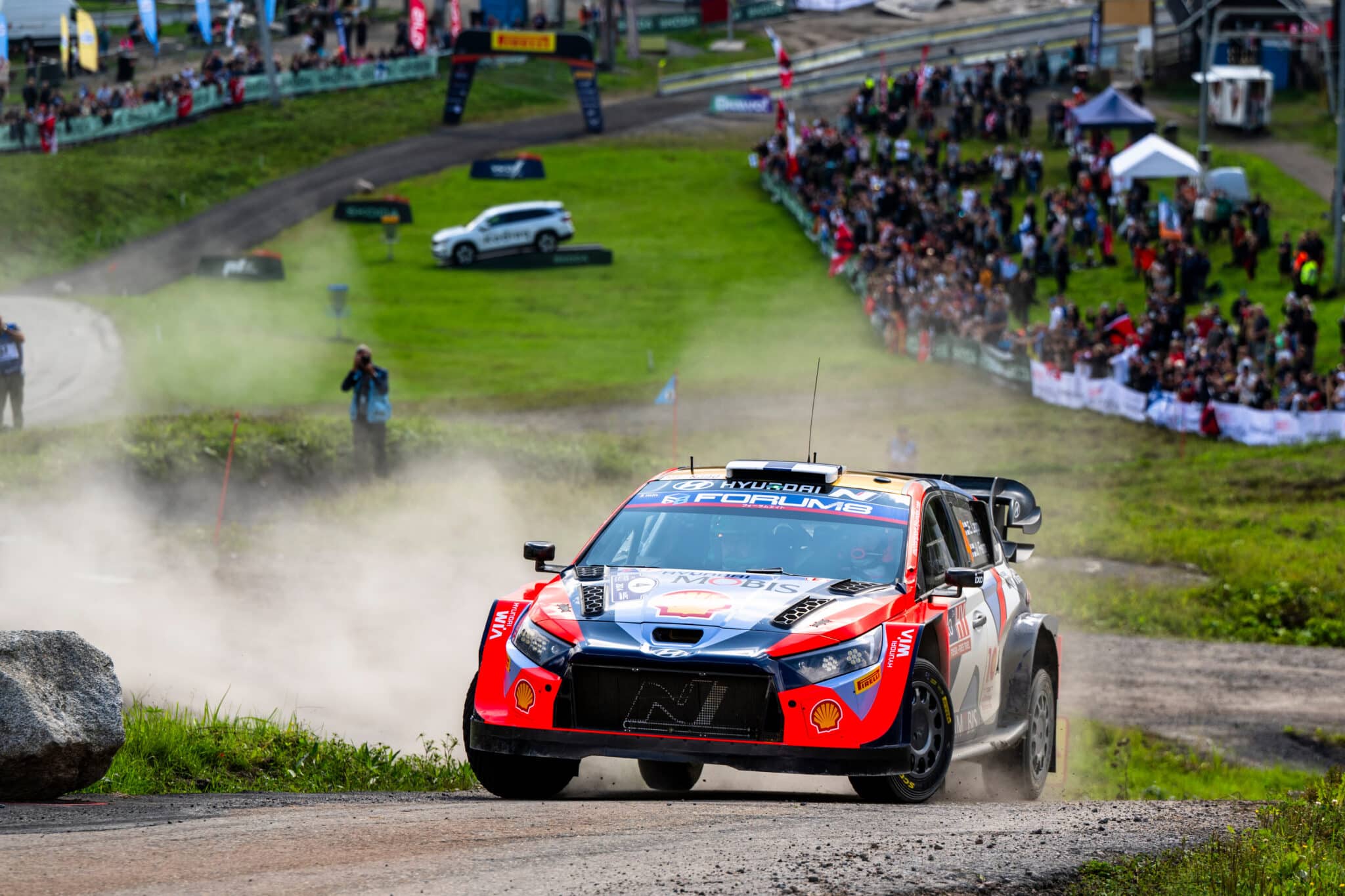 Esapekka Lappi ja Janne FermSoome ralli 2024, Foto: Jaanus Ree / Red Bull Content Pool