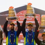 Rooma ERC ralli poodium 2026, Foto: @World / Red Bull Content Pool