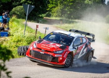 Avapäeva järel on üldliidrid Elfyn Evans / Scott Martin. Fotod: Pille Russi