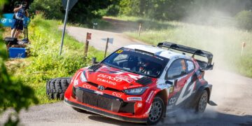 Avapäeva järel on üldliidrid Elfyn Evans / Scott Martin. Fotod: Pille Russi