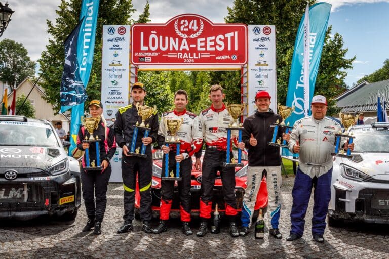 Lõuna-Eesti ralli võitsid Elfyn Evans ja Scott Martin. Parimate eestlastena Karl Martin Volver ja Annika Sõna