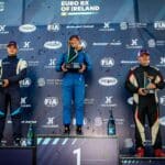 EuroRX5 esikolmik: Euro RX5 võitis Armin Raag, järgnesid Martin Juga ja David Kane. Foto: Qnigan