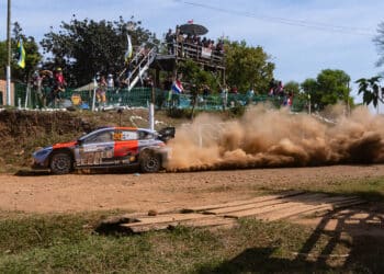 Hayden Paddon Paraguay MM-ralli, Foto: Dufour Fabien / Hyundai Motorsport GmbH
