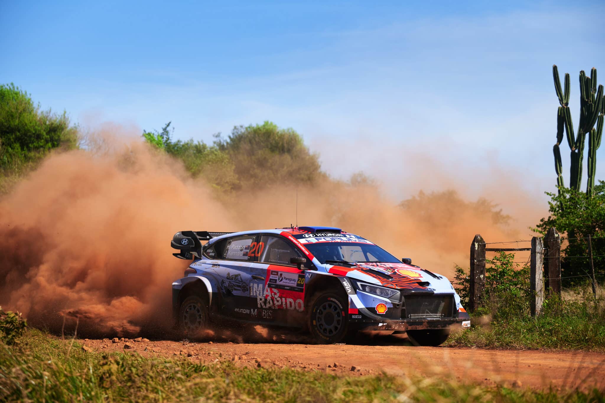 Hayden Paddon, Paraguai MM-ralli, Foto: Vincent Thuillier / Hyundai Motorsport GmbH