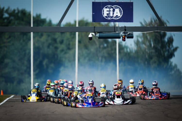 EM-i ja Academy Trophy finaal sõideti Rootsis. Foto: FIA Karting/KSP