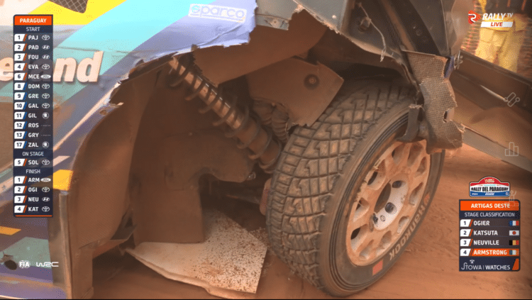 Armstrongi Ford Puma katse lõpus: Foto: Kuvatõmmis / Rally.tv
