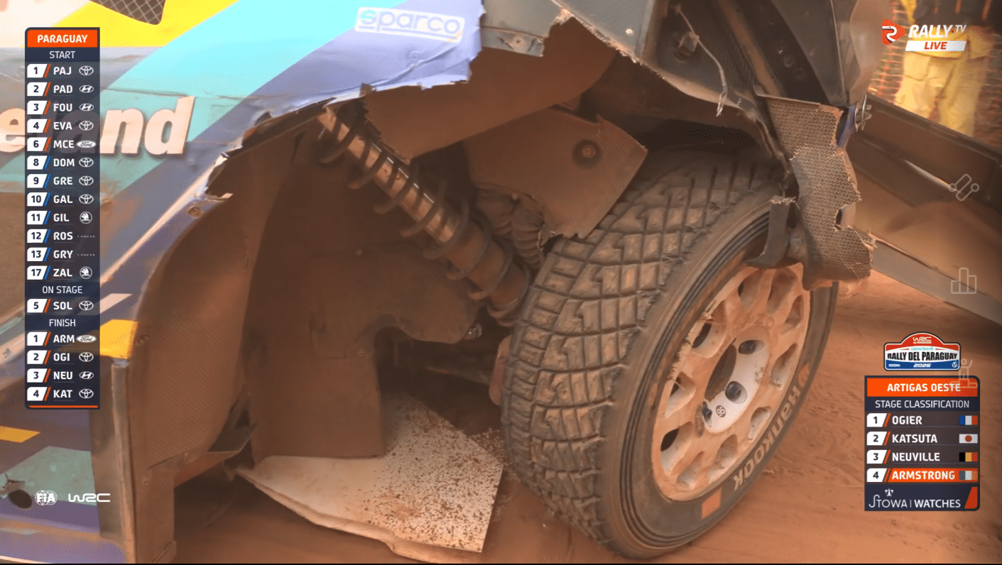 Armstrongi Ford Puma katse lõpus: Foto: Kuvatõmmis / Rally.tv