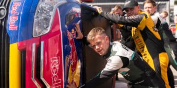 Romet Jürgenson, Oliver Randalu ja Siim Oja Rally Estonial, Foto: Jaanus Ree / Red Bull Content Pool
