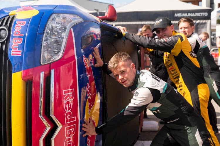 Romet Jürgenson, Oliver Randalu ja Siim Oja Rally Estonial, Foto: Jaanus Ree / Red Bull Content Pool