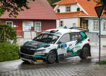 Karl Martin Volver ja Annika Sõna Paide Rally 2026. Foto: Pille Russi