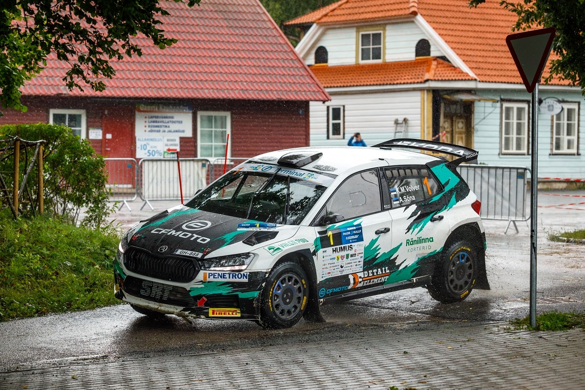 Karl Martin Volver ja Annika Sõna Paide Rally 2026. Foto: Pille Russi