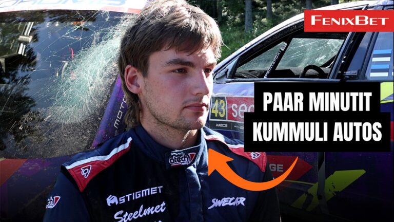 VIDEO: Soome MM-rallil avarii teinud Patrick Enok ja Silver Simm jäid kummuli autosse kinni