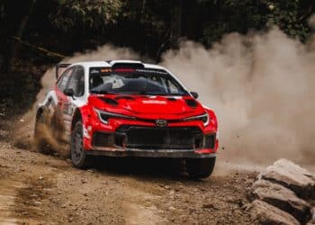 Ott Tänak ja Martin Järveoja USA Tennessee ralli 2026, Toyota GR Corolla , Foto: Toyota Gazoo Racing