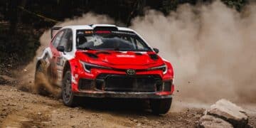 Ott Tänak ja Martin Järveoja USA Tennessee ralli 2026, Toyota GR Corolla , Foto: Toyota Gazoo Racing