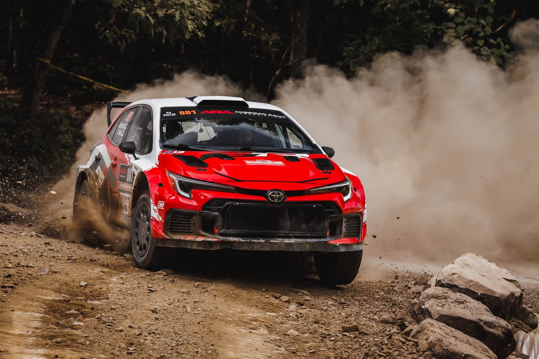 Ott Tänak ja Martin Järveoja USA Tennessee ralli 2026, Toyota GR Corolla , Foto: Toyota Gazoo Racing