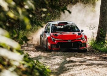 Ott Tänak ja Martin Järveoja, Toyota GR Corolla , Foto: Toyota Gazoo Racing