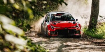 Ott Tänak ja Martin Järveoja, Toyota GR Corolla , Foto: Toyota Gazoo Racing
