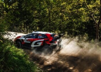 Ott Tänak ja Martin Järveoja, Toyota GR Corolla , Foto: Toyota Gazoo Racing