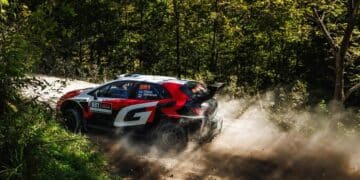 Ott Tänak ja Martin Järveoja, Toyota GR Corolla , Foto: Toyota Gazoo Racing