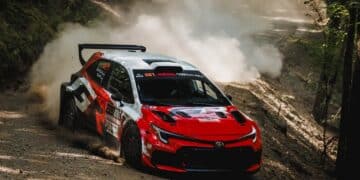 Ott Tänak ja Martin Järveoja USA Tennessee ralli 2026, Toyota GR Corolla , Foto: Toyota Gazoo Racing