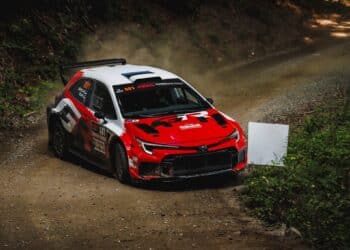 Ott Tänak ja Martin Järveoja USA Tennessee ralli 2026, Toyota GR Corolla , Foto: Toyota Gazoo Racing