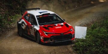 Ott Tänak ja Martin Järveoja USA Tennessee ralli 2026, Toyota GR Corolla , Foto: Toyota Gazoo Racing