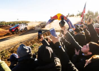 Ott Tänak ja Martin Järveoja Tšiili MM-ralli 2025, Foto: Jaanus Ree / Red Bull Content Pool