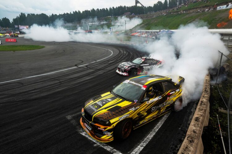 Oliver Randalu lõpetas Drift Mastersi kaheksanda kohaga. Foto: Jaanus Ree / Red Bull Content Pool