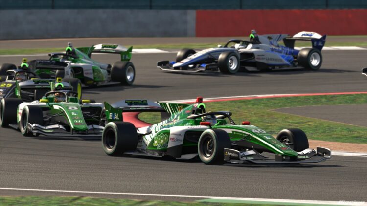 Hooaeg algas Silverstone´i virtuaalrajal. Pilt: ekraanikuva