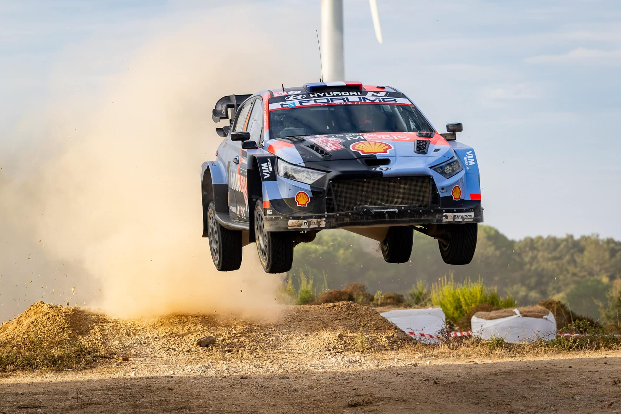 Adrien Fourmaux ja Alexandre Coria Sardiinia ralli 2026, Foto: Dufour Fabien / Hyundai Motorsport GmbH
