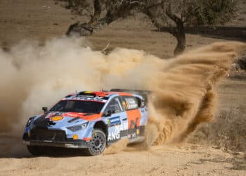 Thierry Neuville ja Martijn Wydaeghe Sardiinia ralli 2026, Foto: Dufour Fabien / Hyundai Motorsport GmbH