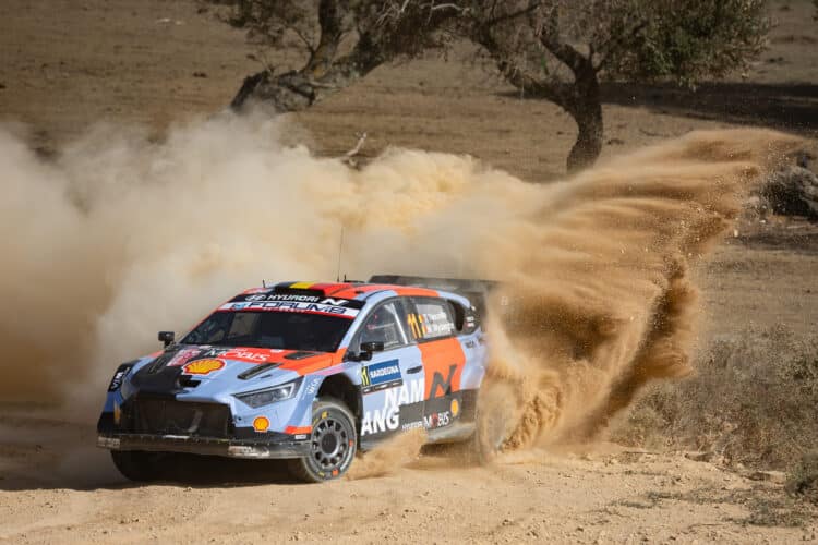 Thierry Neuville ja Martijn Wydaeghe Sardiinia ralli 2026, Foto: Dufour Fabien / Hyundai Motorsport GmbH
