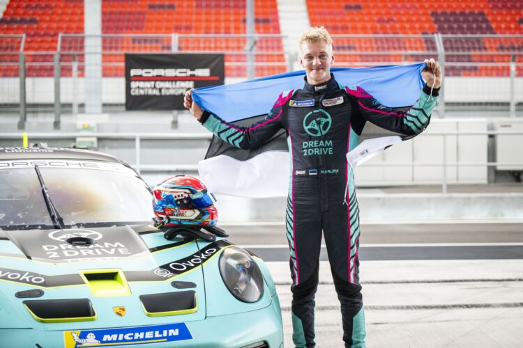 Markus Kajak võitis Porsche Kesk-Euroopa sarja. Foto: PSCCE / Michael Jurtin