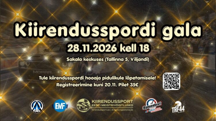 Kiirendusspordi hooaja lõpetamine.