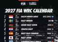 AMETLIK: Selline näeb välja WRC-sarja 2027 aasta kalender
