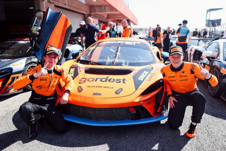 Gregor Jeets ja Riccardo Ianniello Foto: Stephen Fisher / McLaren