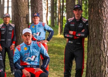 Ott Tänak ja Elfyn Evans, Foto: Jaanus Ree / Red Bull Content Pool