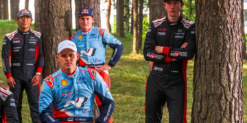 Ott Tänak ja Elfyn Evans, Foto: Jaanus Ree / Red Bull Content Pool