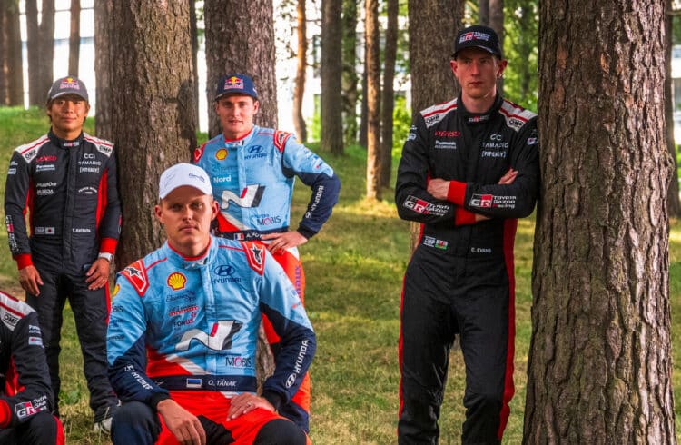Ott Tänak ja Elfyn Evans, Foto: Jaanus Ree / Red Bull Content Pool