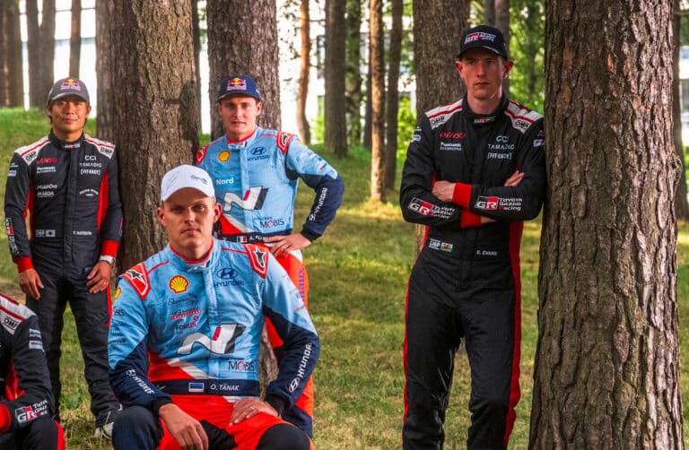 Ott Tänak ja Elfyn Evans, Foto: Jaanus Ree / Red Bull Content Pool