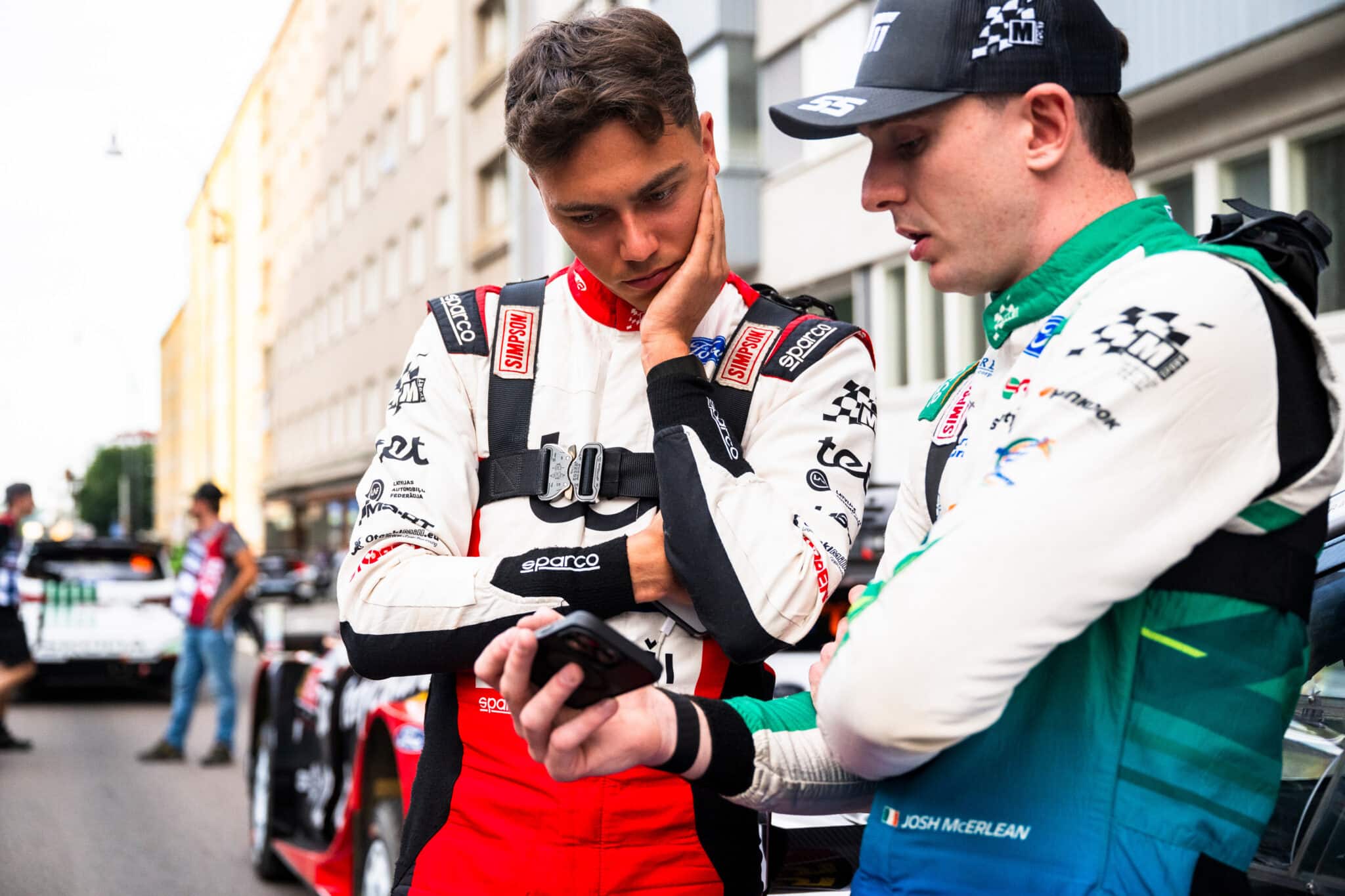 Mārtiņš Sesks ja Josh McErlean Soome ralli 2026, Foto: Jaanus Ree / Red Bull Content Pool