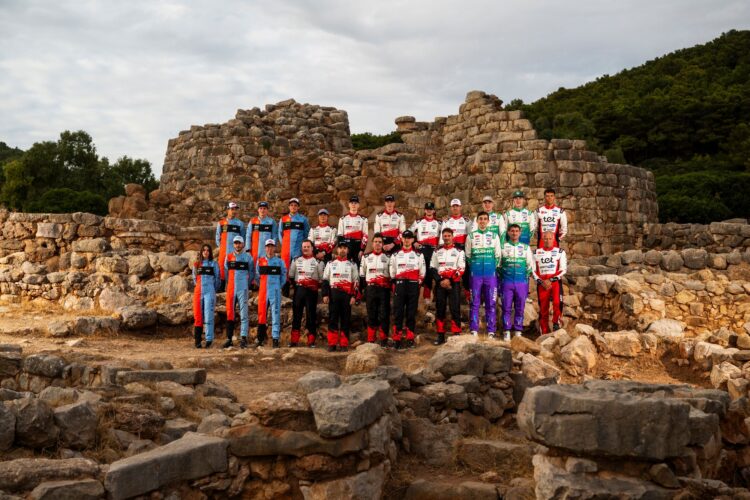 WRC sõitjate "klassipilt" Sardiinia ralli eel. Foto: Jaanus Ree / Red Bull Content Pool