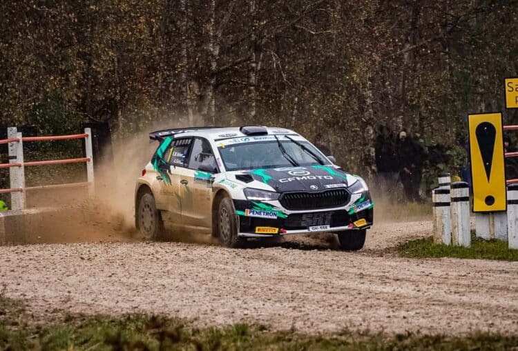 Karl Martin Volver ja Annika Sõna Saaremaa rally 2026. Foto: Marleen Maask