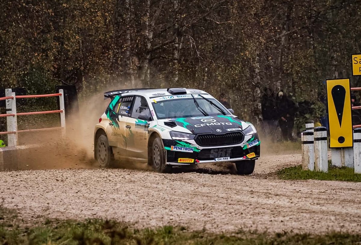 Karl Martin Volver ja Annika Sõna Saaremaa rally 2026. Foto: Marleen Maask