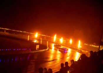 Vaatemänguline Drift Factory Night Bash tõi Laitsesse 38 sõitjat ja 1300 pealtvaatajat